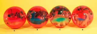 Obrázek z Míček s plovoucím dinosaurem, 65mm 